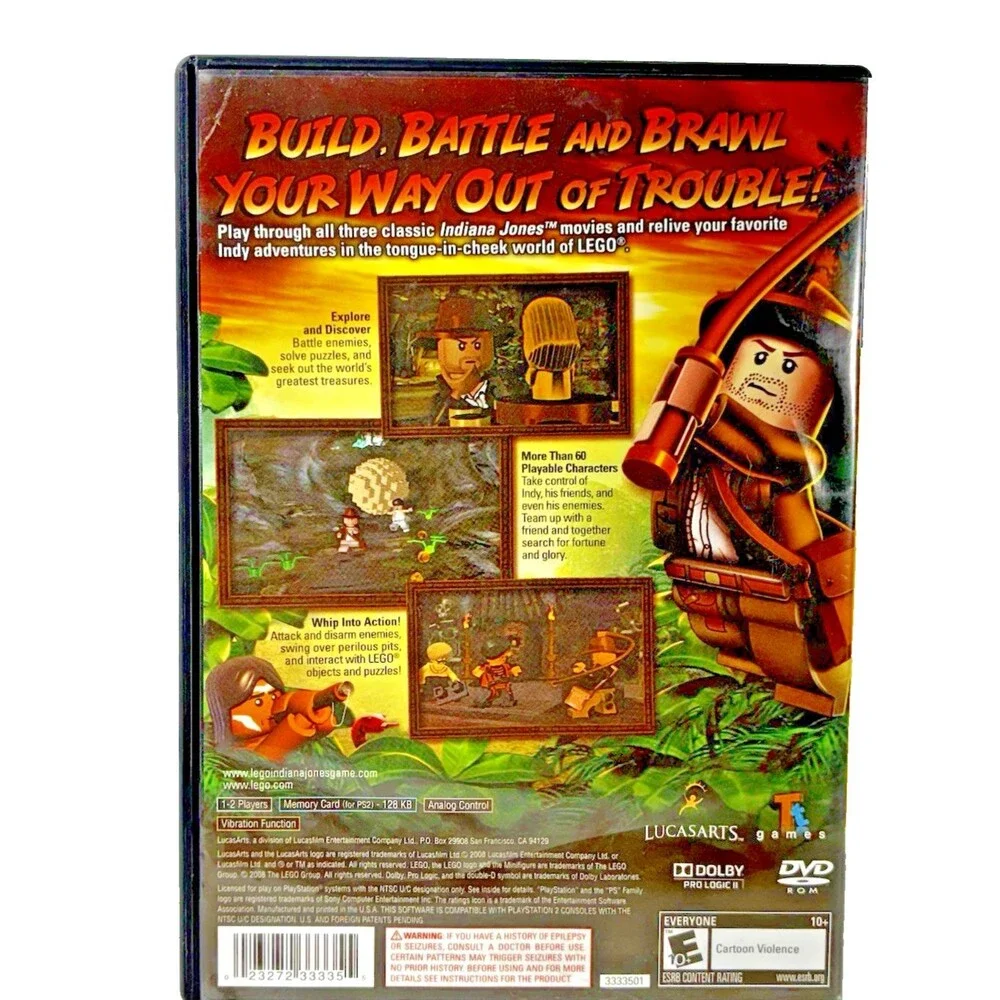 LEGO Indiana Jones The Original Adventures Sony Playstation 2 Complete Tested